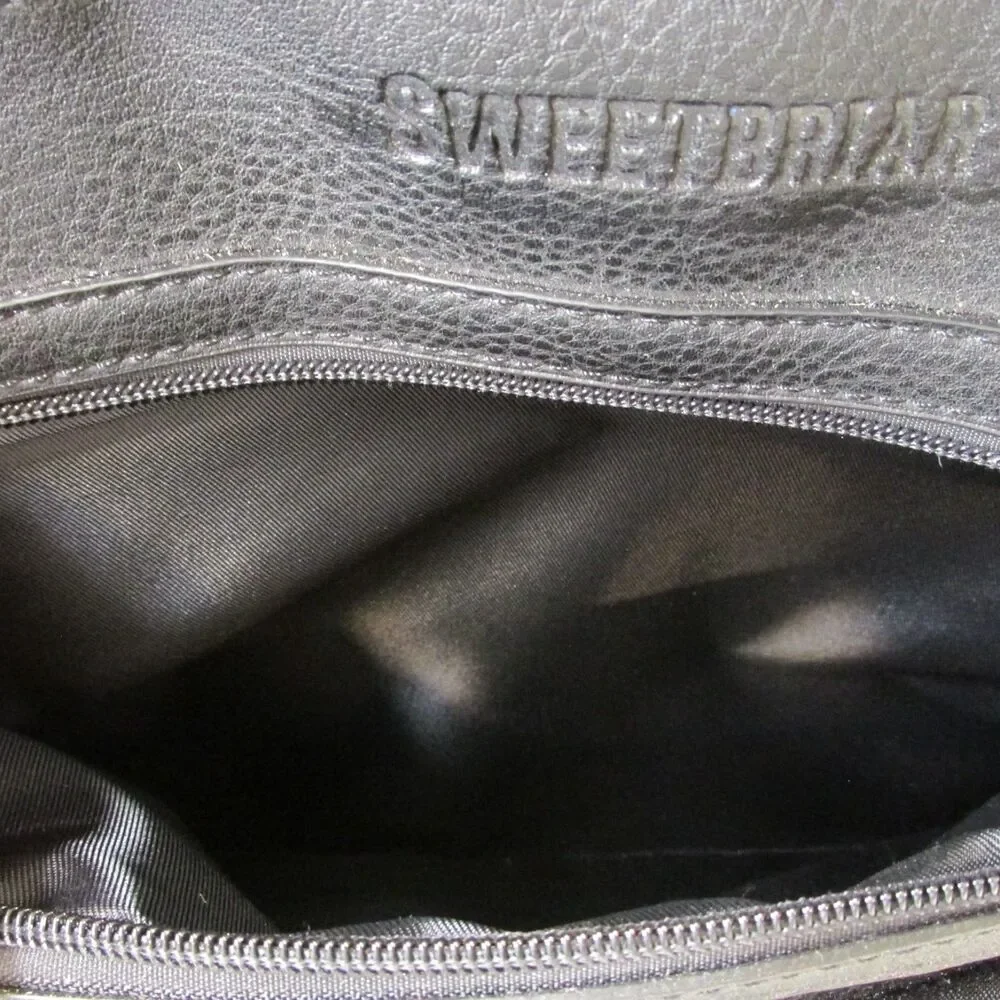 Sweetbriar Classic Laptop Case Black Vegan Leather